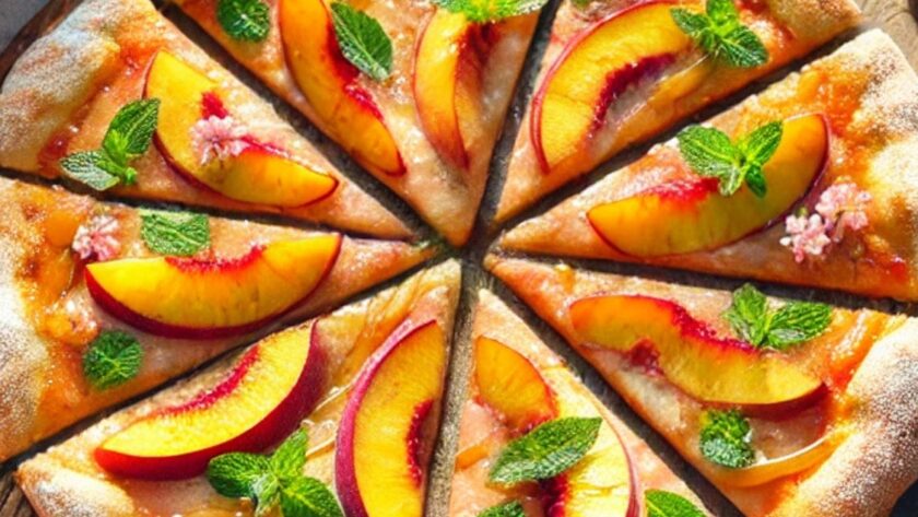 Peach Pizza Dessert Recipe