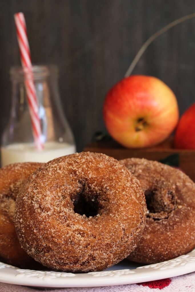 Fried Apple Cider Doughnuts