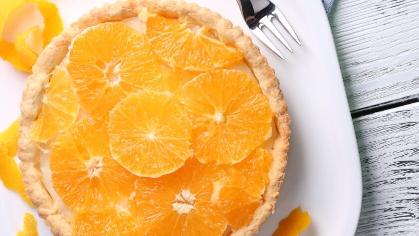 French Orange Cream Tart