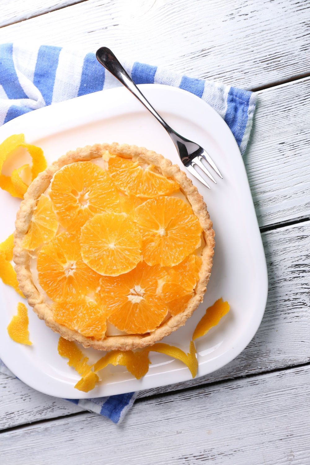 French Orange Cream Tart 