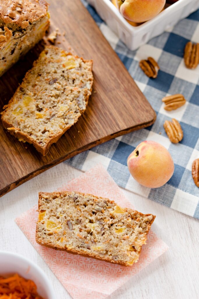 Peach Cake Loaf