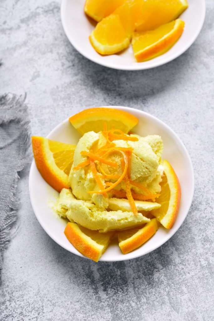 Orange Ice Cream Recipe