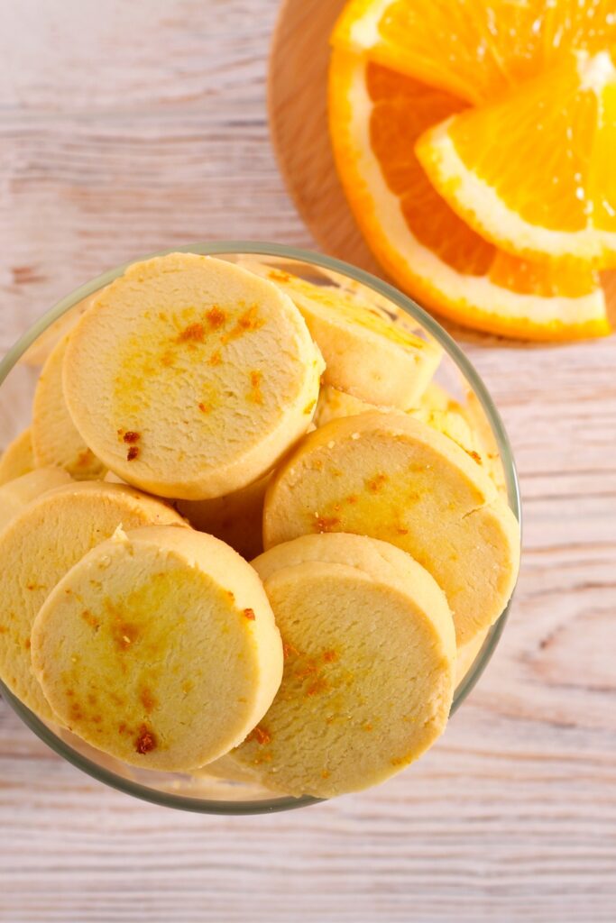 Orange Shortbread Cookies Recipe