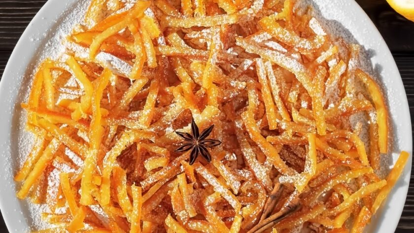 Candied Orange Peel Recipe