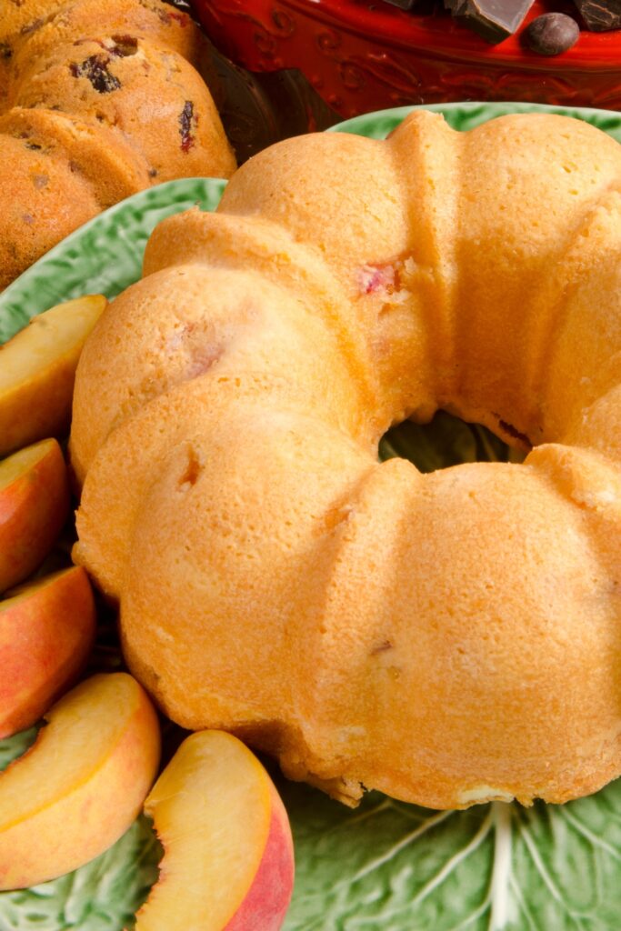 Honey Peach Pound Cake