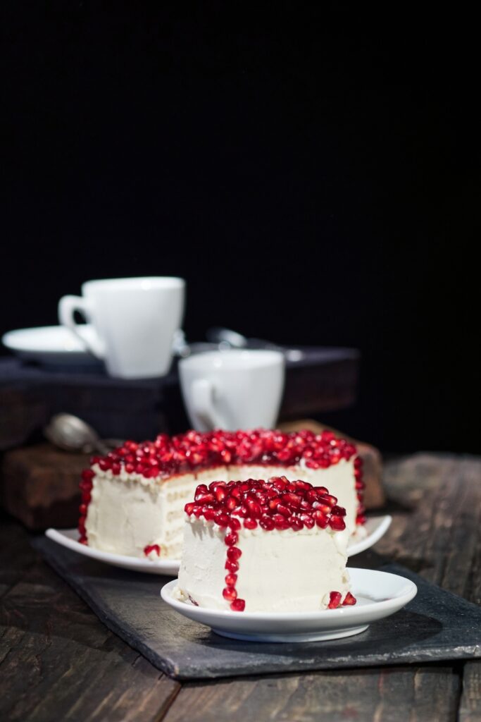 Pomegranate Layered Cake Recipe