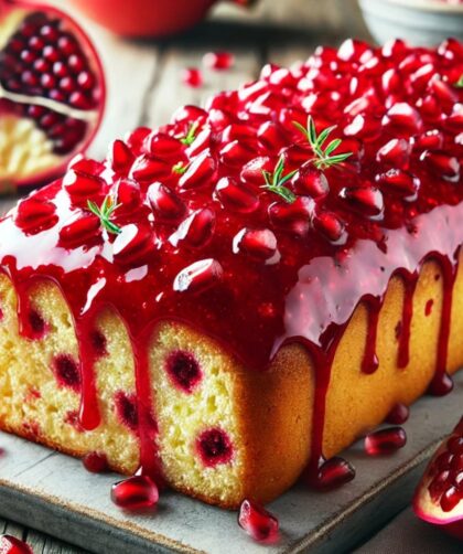 Pomegranate Pound Cake Recipe