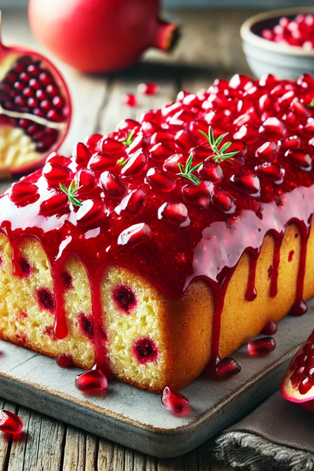 Pomegranate Pound Cake Recipe