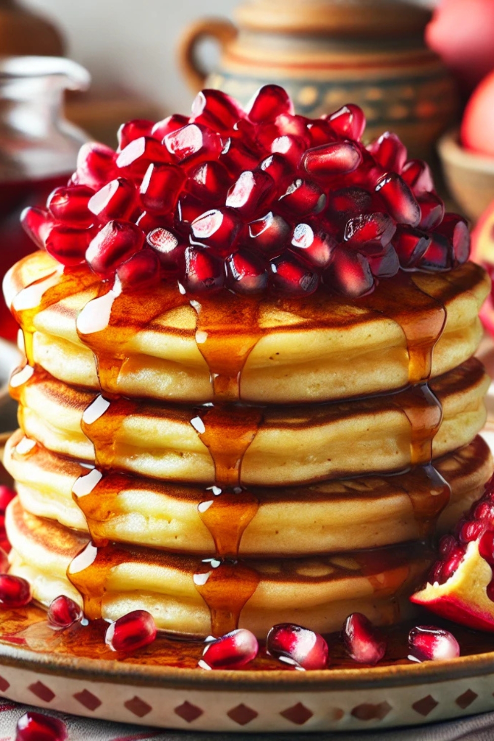 Pomegranate Pancakes Recipe