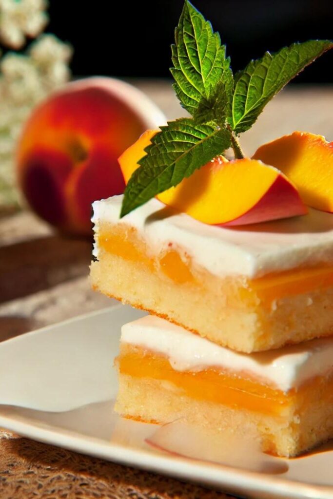 Peaches And Cream Bars