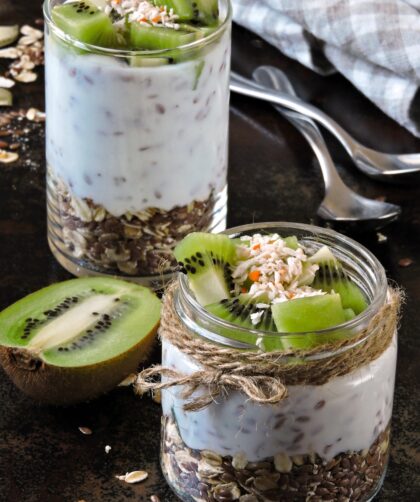 Yogurt With Granola And Kiwi Recipe