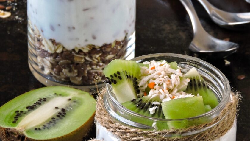 Yogurt With Granola And Kiwi Recipe