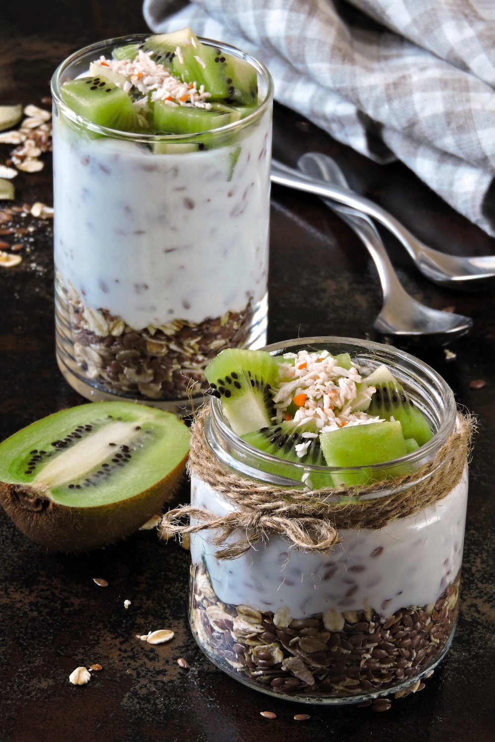 Yogurt With Granola And Kiwi Recipe 