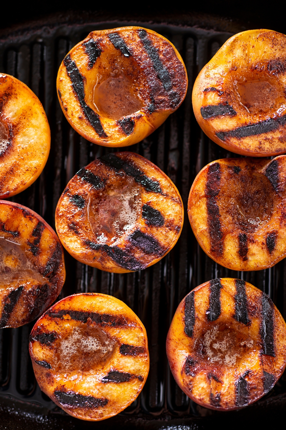 Air Fryer Grilled Peaches