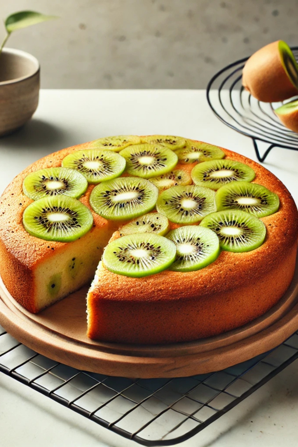 Vegan Kiwi Cake Recipe