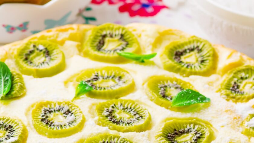 Upside Down Kiwi Cake Recipe