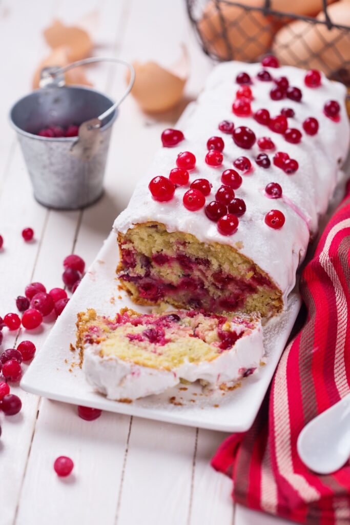 New Year Cranberry Cake