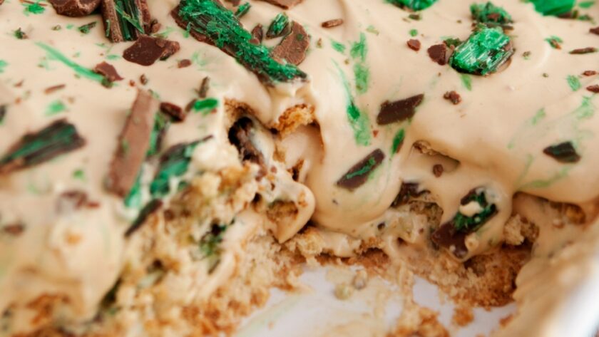 New Year Peppermint Crisp Tart