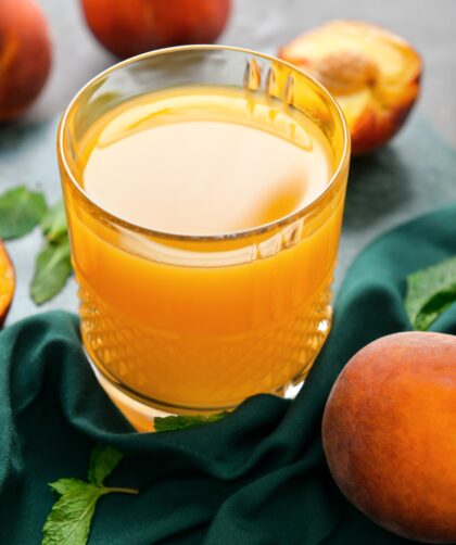 Homemade Peach Juice