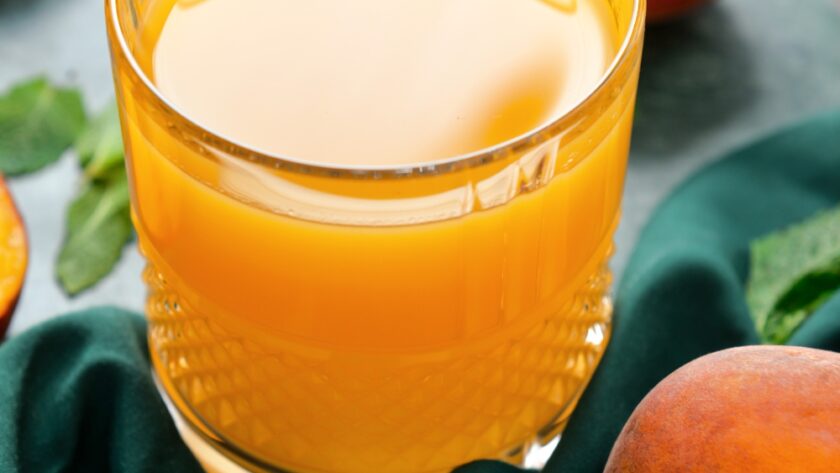 Homemade Peach Juice