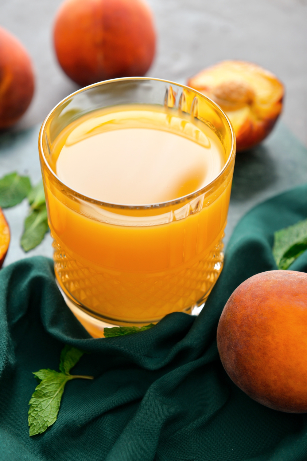 Homemade Peach Juice