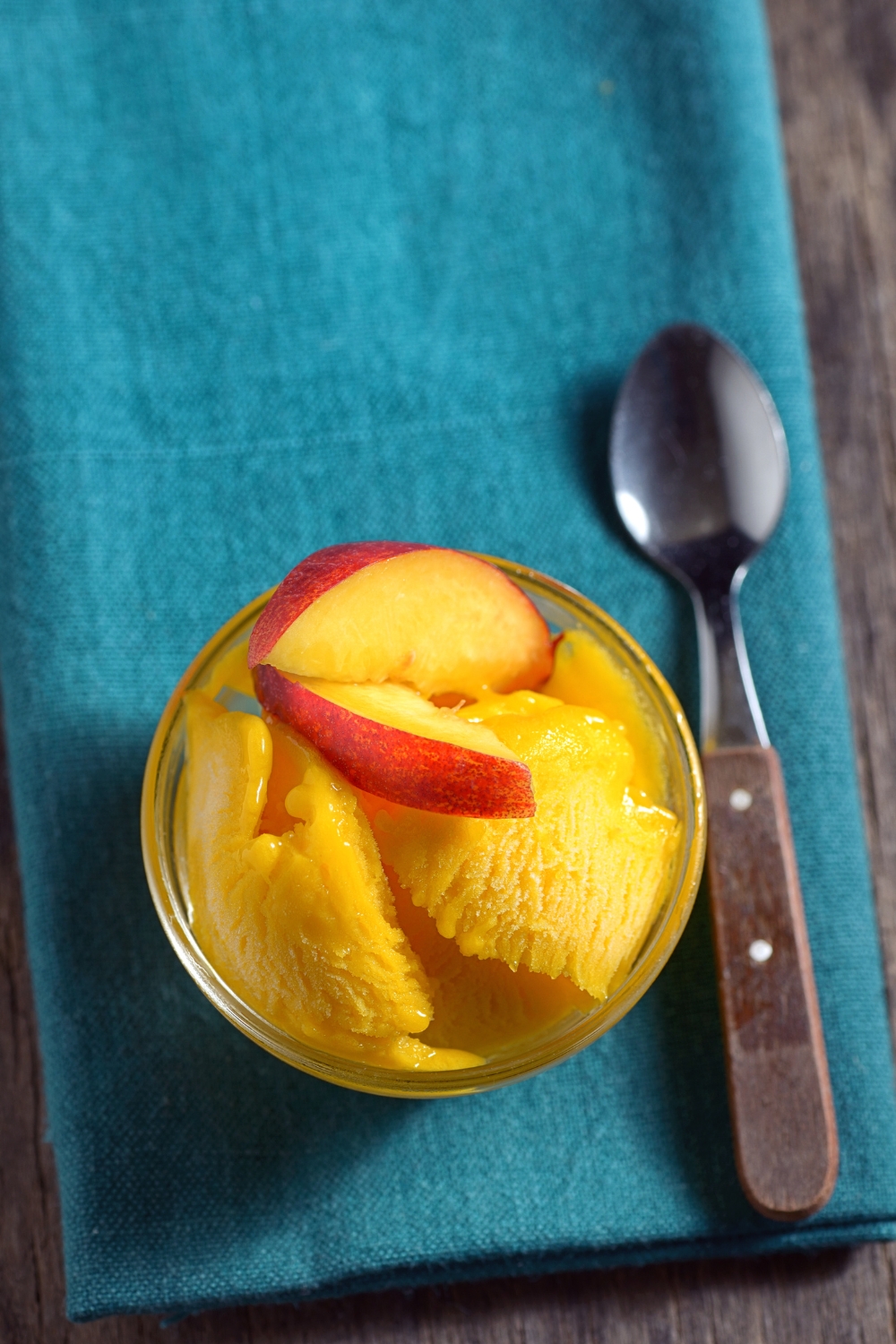 Peach Sorbet No Sugar