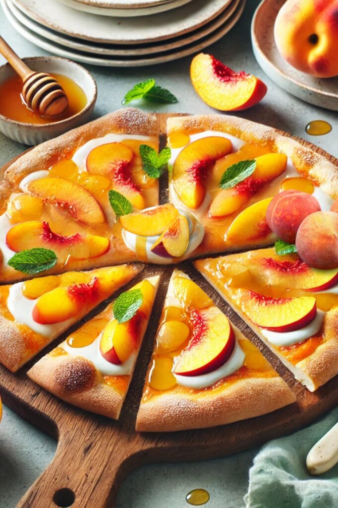 Peach Pizza Dessert Recipe