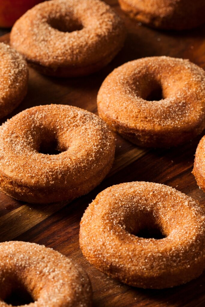 Fried Apple Cider Doughnuts