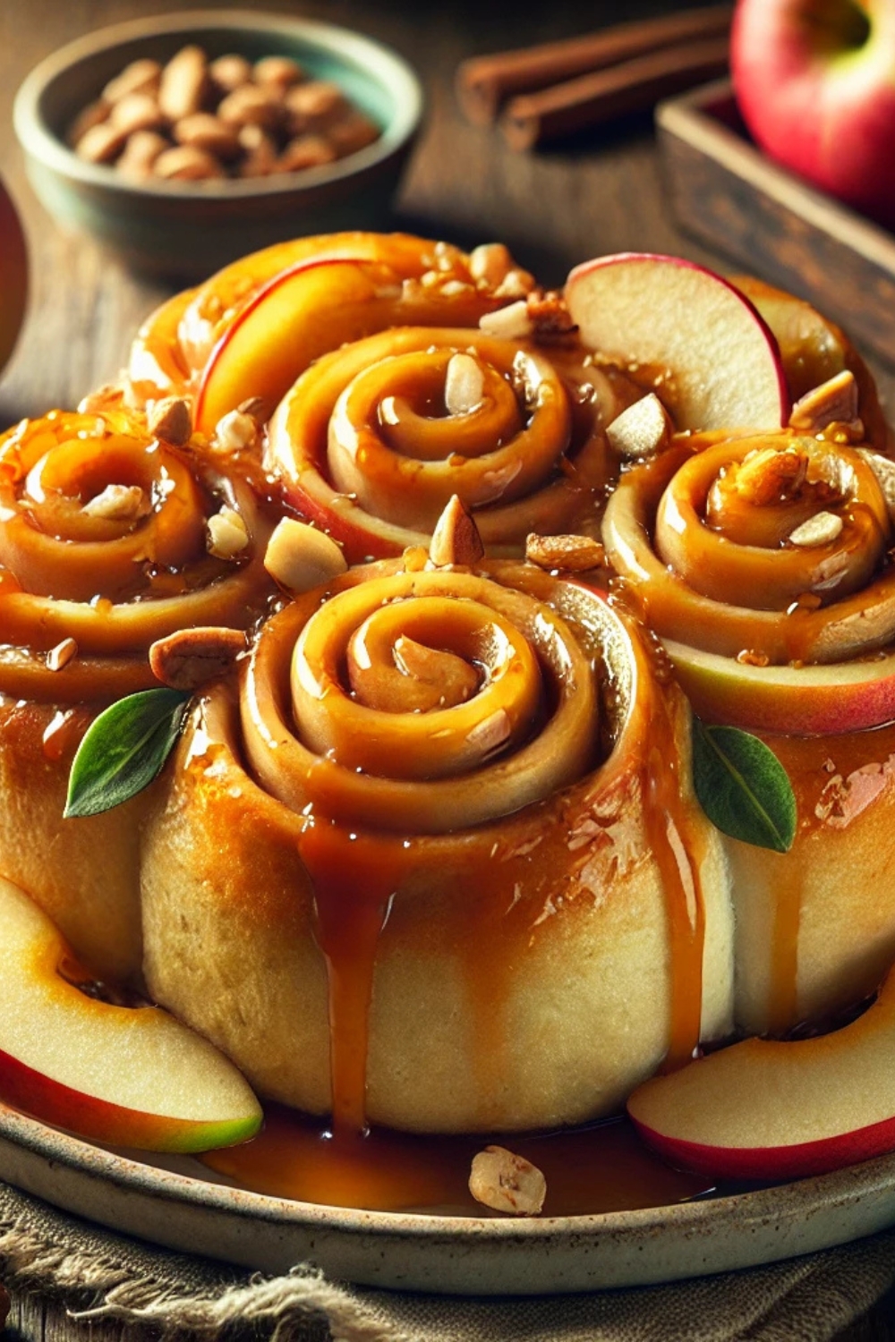 Caramel Apple Sweet Rolls 