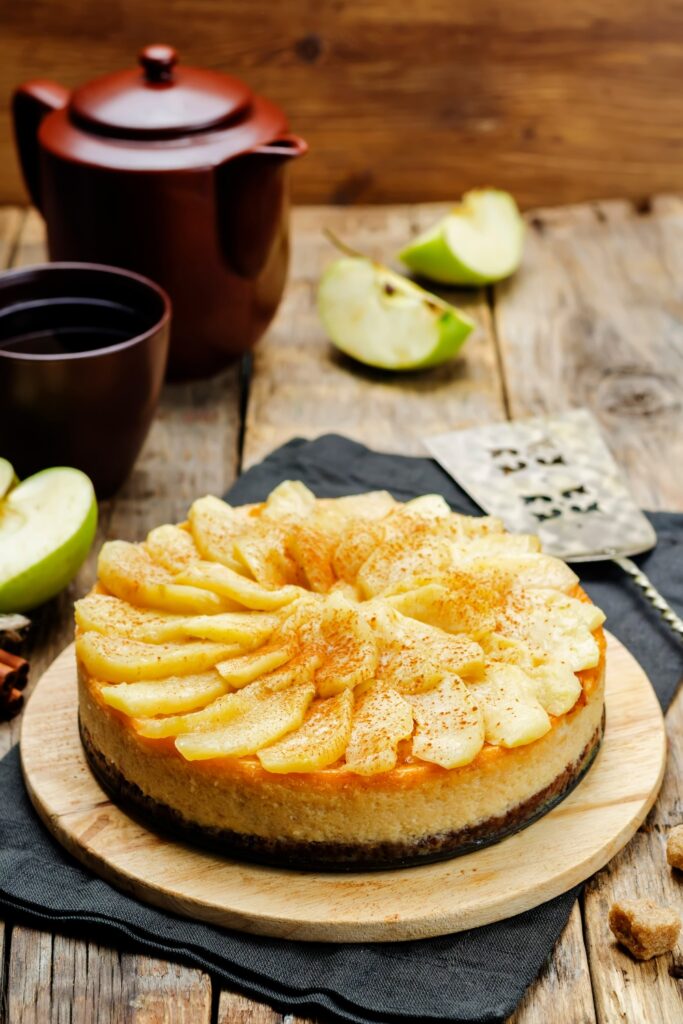 No Bake Apple Cheesecake Recipe