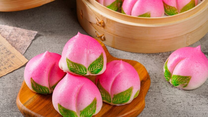 Peach Cakes Chinese