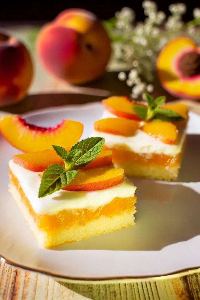 Peaches And Cream Bars