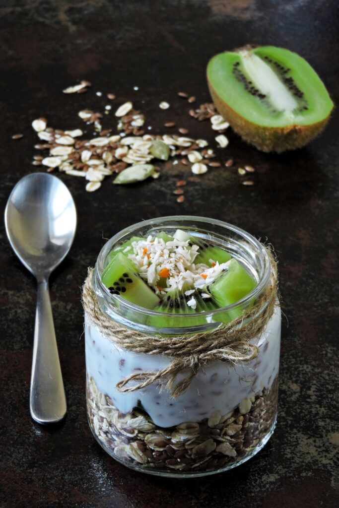 Yogurt With Granola And Kiwi Recipe 