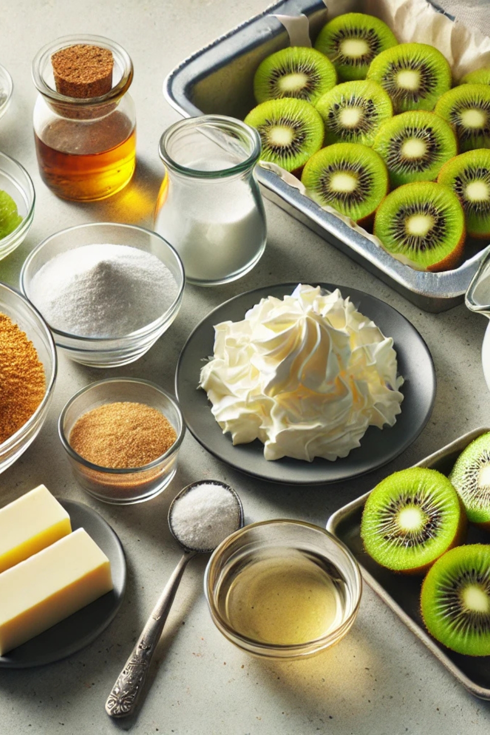 No-Bake Kiwi Cheesecake Recipe - Fruity Desserts