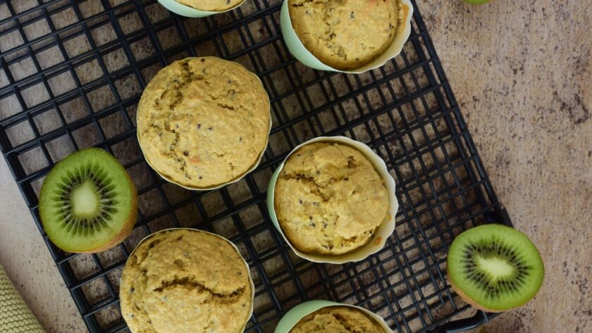 Vegan Kiwi Muffins Recipe