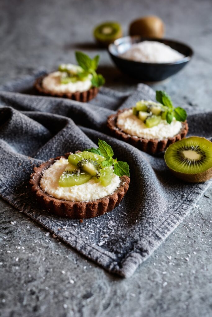 Chocolate Kiwi Tartlets Recipe