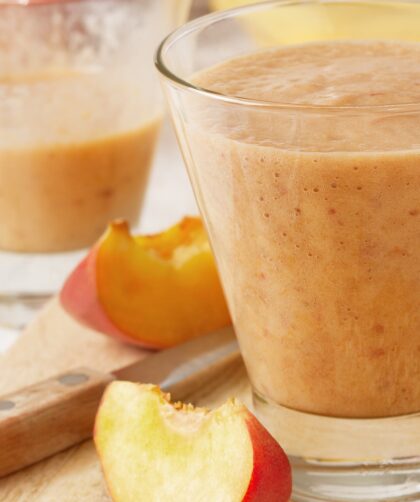 Banana And Peach Smoothie