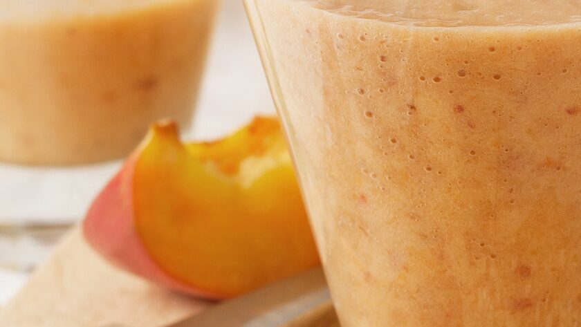 Banana And Peach Smoothie