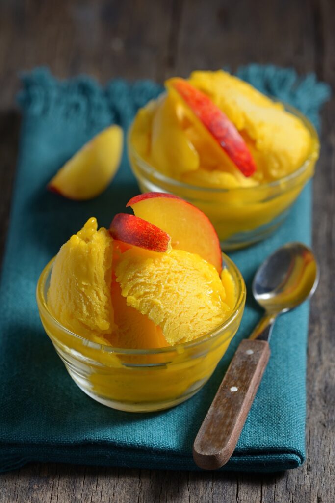 Peach Sorbet No Sugar