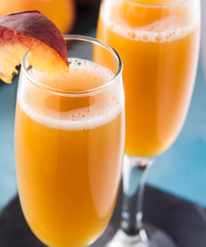 Fresh Bellini Cocktail