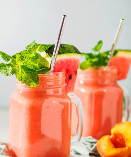 Watermelon Peach Smoothie