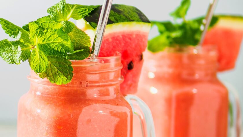 Watermelon Peach Smoothie