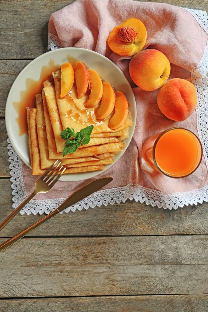 Peach Crepes Recipe