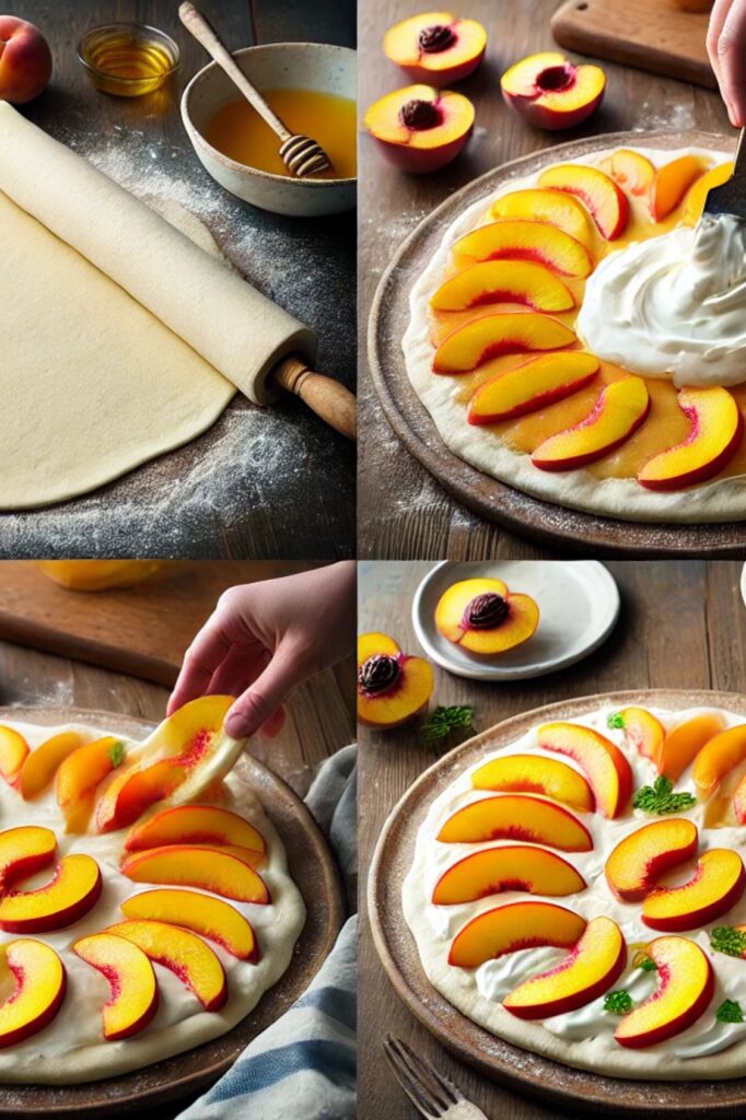 Peach Pizza Dessert Recipe