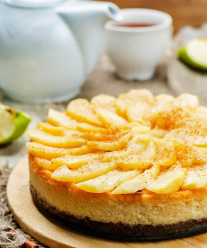 No Bake Apple Cheesecake Recipe