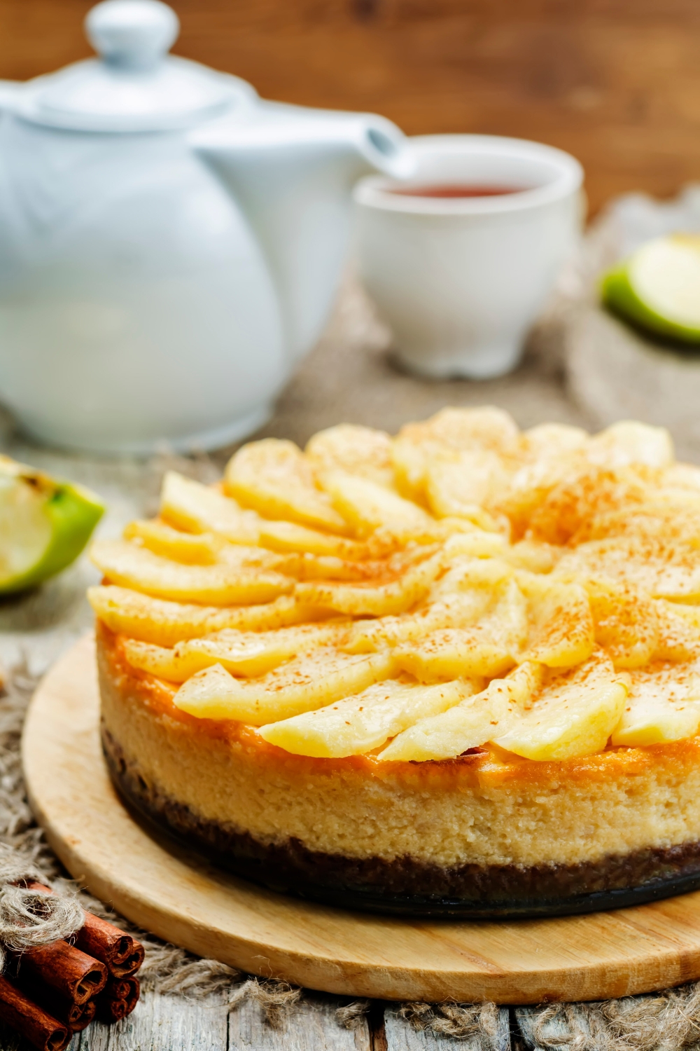 No Bake Apple Cheesecake Recipe