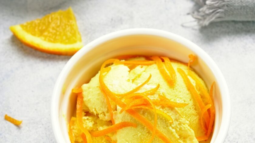 Orange Ice Cream Recipe