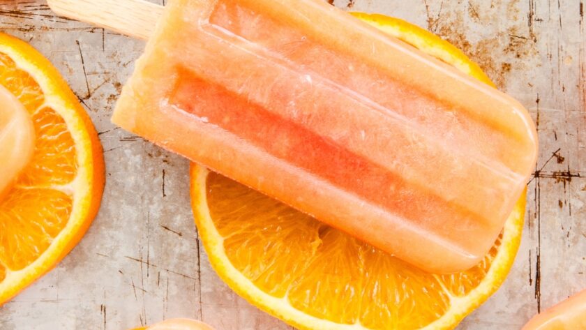 Homemade Orange Popsicles