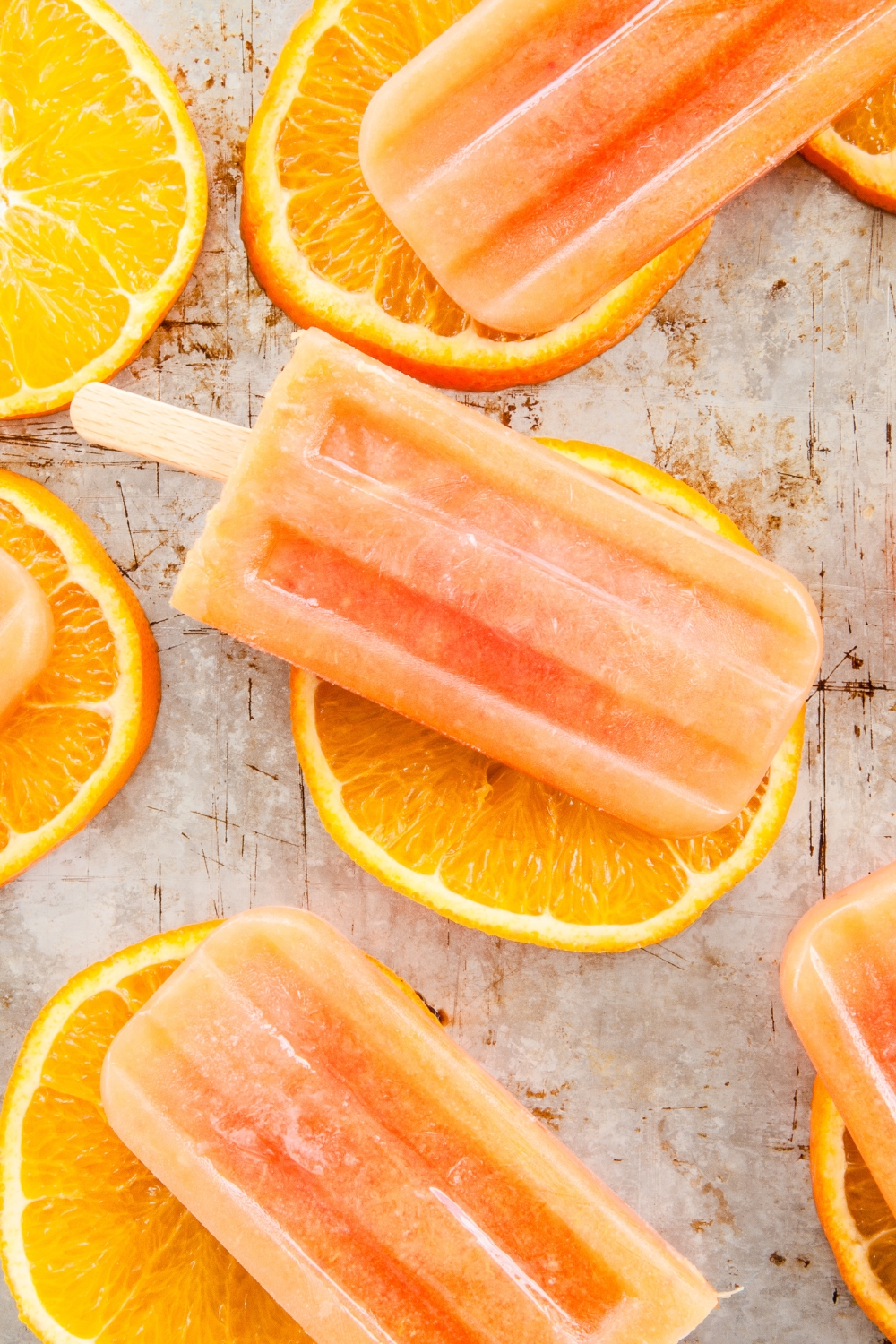 Homemade Orange Popsicles