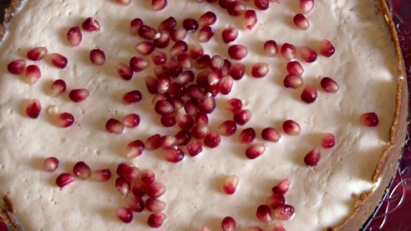 Pomegranate Cheesecake Recipe